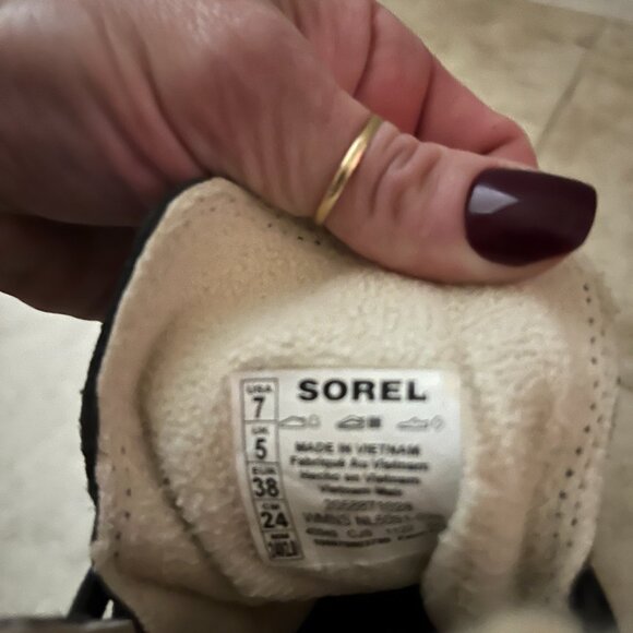 Sorel Women's size 7 navy winter boots - Picture 5 of 6